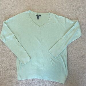 GAP Light Green V-Neck Sweater